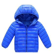 Load image into Gallery viewer, Children's Outerwear Coat Boy Girl Warm Hooded Cotton-Padded 3->12 Years