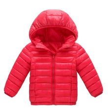 Load image into Gallery viewer, Children's Outerwear Coat Boy Girl Warm Hooded Cotton-Padded 3->12 Years