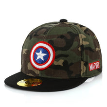 Load image into Gallery viewer, New Boys Girls Camo Caps Children Batman Visor Kids Beanie Hip Hop Hats Baby Sunshade Hats Casquette Baseball Cap Snapback DS19