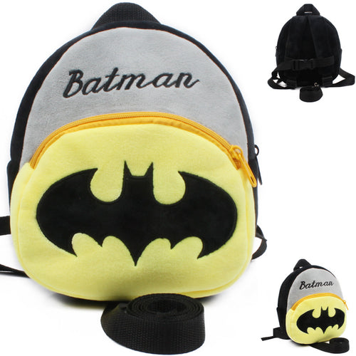 Soft Batman Baby Harnesses Leashes Baby Walking Wings Children Backpacks Strap Bag plush Anti-lost bag Activity & Gear for baby