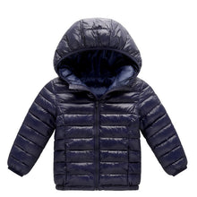 Load image into Gallery viewer, Children's Outerwear Coat Boy Girl Warm Hooded Cotton-Padded 3->12 Years