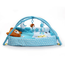 Load image into Gallery viewer, Children Real soft baby playpen Soft Baby Game Fence Crawl Guardrail Safe Hurdles with 5pcs Hanging Bells Gift Activity Gear