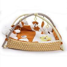 Load image into Gallery viewer, Children Real soft baby playpen Soft Baby Game Fence Crawl Guardrail Safe Hurdles with 5pcs Hanging Bells Gift Activity Gear