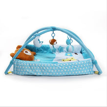 Load image into Gallery viewer, Children Real soft baby playpen Soft Baby Game Fence Crawl Guardrail Safe Hurdles with 5pcs Hanging Bells Gift Activity Gear