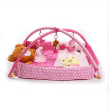 Load image into Gallery viewer, Children Real soft baby playpen Soft Baby Game Fence Crawl Guardrail Safe Hurdles with 5pcs Hanging Bells Gift Activity Gear