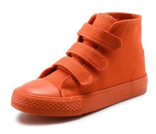Load image into Gallery viewer, Children's shoes Boys and Girls High-top Casual Shoes  Spring Autumn Candy color Canvas Shoes Children's  Board Shoes