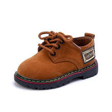 Load image into Gallery viewer, JUSTSL 2017 children's casual shoes British style comfortable fashion sneakers for boys girls outdoor kids leather shoes