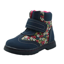 Load image into Gallery viewer, Boots, Floral Shoes Warm Plush Kids for Toddler Girls Winter Autumn