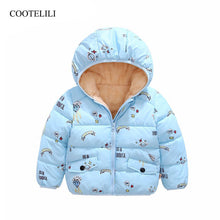 Load image into Gallery viewer, COOTELILI Thicken Velvet Baby Boys' Winter Clothing Warm Kids Girls Jacket Coat Cotton Fleece Baby Girls Clothes 90-130cm