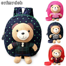 Load image into Gallery viewer, Cartoon Bear Baby Harnesses Leashes Walking Anti-lost Bag Safety Activity&amp;Gear Plush Backpack Children School bags 4 colors