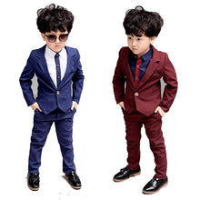 Load image into Gallery viewer, Boys' loose-fitting clothing sets kids clothes Cost-effective suit Wedding children 's suit set new 3 4 5 6 7 8 9 10 years baby