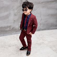 Load image into Gallery viewer, Boys' loose-fitting clothing sets kids clothes Cost-effective suit Wedding children 's suit set new 3 4 5 6 7 8 9 10 years baby