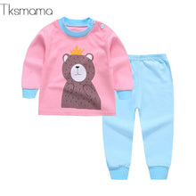 Load image into Gallery viewer, Winter Fall Newborn Baby Girl Clothes Long Sleeve T-shirt + Pants Suit For Girls' Fashion Princess Clothing Sets Zjs00013