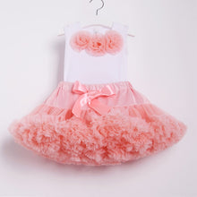 Load image into Gallery viewer, NEW baby tutu set Girls' Baby Clothing chiffon pettiskirt set girls clothing set two pieces baby 1 birthday set