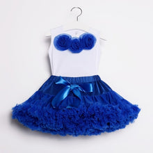 Load image into Gallery viewer, NEW baby tutu set Girls' Baby Clothing chiffon pettiskirt set girls clothing set two pieces baby 1 birthday set