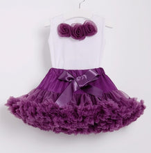 Load image into Gallery viewer, NEW baby tutu set Girls' Baby Clothing chiffon pettiskirt set girls clothing set two pieces baby 1 birthday set