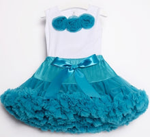Load image into Gallery viewer, NEW baby tutu set Girls' Baby Clothing chiffon pettiskirt set girls clothing set two pieces baby 1 birthday set