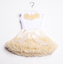 Load image into Gallery viewer, NEW baby tutu set Girls' Baby Clothing chiffon pettiskirt set girls clothing set two pieces baby 1 birthday set