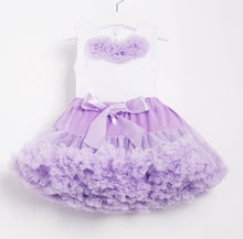 Load image into Gallery viewer, NEW baby tutu set Girls' Baby Clothing chiffon pettiskirt set girls clothing set two pieces baby 1 birthday set