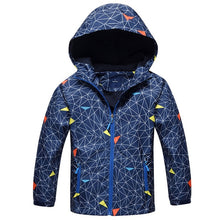 Load image into Gallery viewer, Kids Clothes Children Outerwear Warm Polar Fleece Coat Hooded Waterproof Windproof Baby Boys Jackets For 3-12Y Autumn Winter