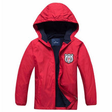 Load image into Gallery viewer, Kids Clothes Children Outerwear Warm Polar Fleece Coat Hooded Waterproof Windproof Baby Boys Jackets For 3-12Y Autumn Winter