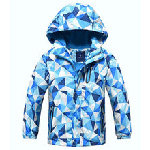 Load image into Gallery viewer, Kids Clothes Children Outerwear Warm Polar Fleece Coat Hooded Waterproof Windproof Baby Boys Jackets For 3-12Y Autumn Winter