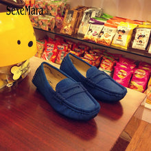 Load image into Gallery viewer, Handmade Slip on Leather Shoes for Kids 2018 New Suede Children's Sneakers Boys Loafers Autumn Flats with Plus Size 23-39 B08243