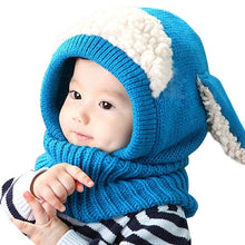 Load image into Gallery viewer, Children Hat Winter Warm Kids Comfortable Knitted Hat Smile Face Solid Cap Earflap Beanie Crochet Baby Boys Clothes Girls Hats