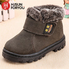 Load image into Gallery viewer, Genuine Leather Boots Boy and Girls Winter Footwear