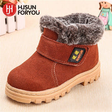 Load image into Gallery viewer, Genuine Leather Boots Boy and Girls Winter Footwear