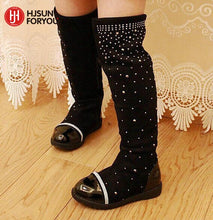 Load image into Gallery viewer, Shoes princess elegant girl high-leg snow boots