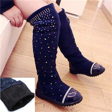 Load image into Gallery viewer, Shoes princess elegant girl high-leg snow boots