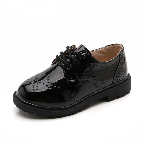 Kids Shoes For Boys Girls British Style Children's Leather Fashion