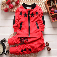 Load image into Gallery viewer, Baby Boy Clothes Sets Small Child Sport tracksuit Star Zip cardigan