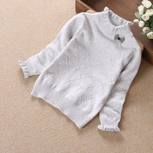 Load image into Gallery viewer, New autumn and winter girls' sweaters cotton fashion children clothing children cotton sweaters 2-14years  child