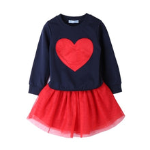 Load image into Gallery viewer, Humor Bear Autumn Kids Baby Girl Clothes Long Sleeve T-shirt+Grid Skirt +bowknot Casual 3PCS suits Student Girls' Clothing Sets