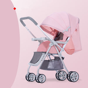 Baby Stroller Activity & Gear Multi Colors Aluminium Easily Folding Baby Stroller Four Wheels Stroller