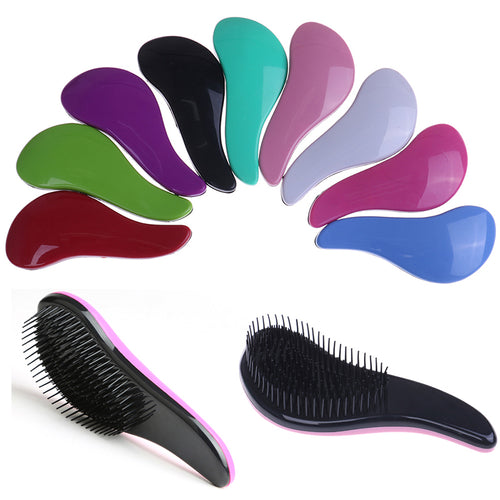 Baby Kids and Women Detangling Hair Brush Combs Salon Gentle Anti-static Brush Tangle Wet Dry Bristles Handle Tangle Curly