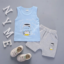 Load image into Gallery viewer, Baby Clothes T-shirt + Short Pants For Children Boys Girls