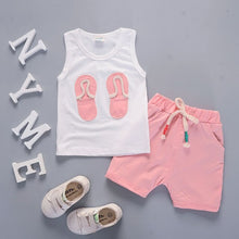 Load image into Gallery viewer, Baby Clothes T-shirt + Short Pants For Children Boys Girls