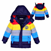 Load image into Gallery viewer, Kids coat 2019 Autumn Winter Boys Jacket for Boys Children Clothing Hooded Outerwear Baby Boy Clothes  4 5 6 7 8 9 10 11 12 Year