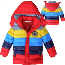 Load image into Gallery viewer, Kids coat 2019 Autumn Winter Boys Jacket for Boys Children Clothing Hooded Outerwear Baby Boy Clothes  4 5 6 7 8 9 10 11 12 Year