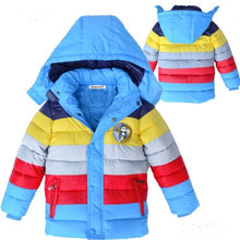 Load image into Gallery viewer, Kids coat 2019 Autumn Winter Boys Jacket for Boys Children Clothing Hooded Outerwear Baby Boy Clothes  4 5 6 7 8 9 10 11 12 Year
