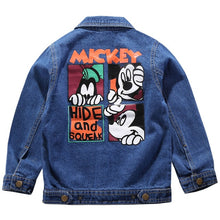 Load image into Gallery viewer, Mickey Jeans Jacket For Boys &amp; Girls Fashion Coats