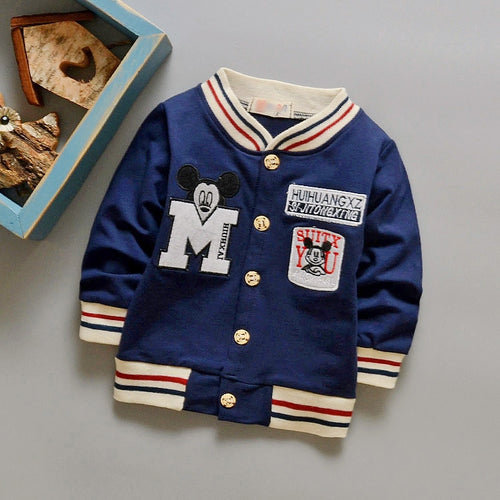 Boy Clothes Boys Jacket 2019 Spring Letter Boys Outwear Children Brand Kids Coats Boys Baseball Sweatershirt baby clothes