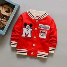 Load image into Gallery viewer, Boy Clothes Boys Jacket 2019 Spring Letter Boys Outwear Children Brand Kids Coats Boys Baseball Sweatershirt baby clothes