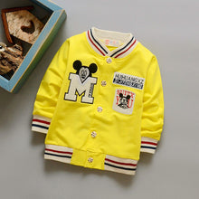 Load image into Gallery viewer, Boy Clothes Boys Jacket 2019 Spring Letter Boys Outwear Children Brand Kids Coats Boys Baseball Sweatershirt baby clothes